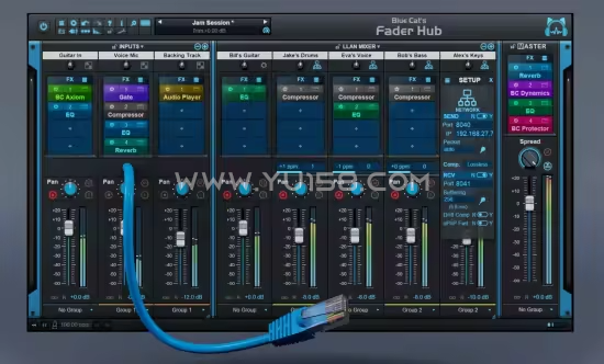 Blue Cat Audio Fader Hub v1.21-YU158-音频制作系统办公资源
