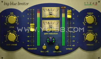 大蓝限制器插件 112dB Big Blue Limiter v2.0.1 Incl Patched and Keygen-R2R WiN-YU158-音频制作系统办公资源