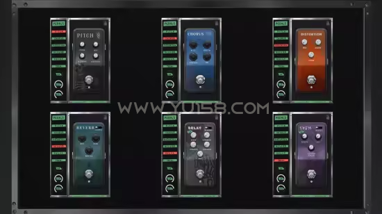 Mors Pedals (6-In-1 FX Plugin) v1.0.0 Win/macOS-YU158-音频制作系统办公资源