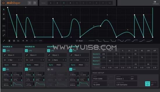 CableGuys MidiShaper v1.6.2 WiN-YU158-音频制作系统办公资源