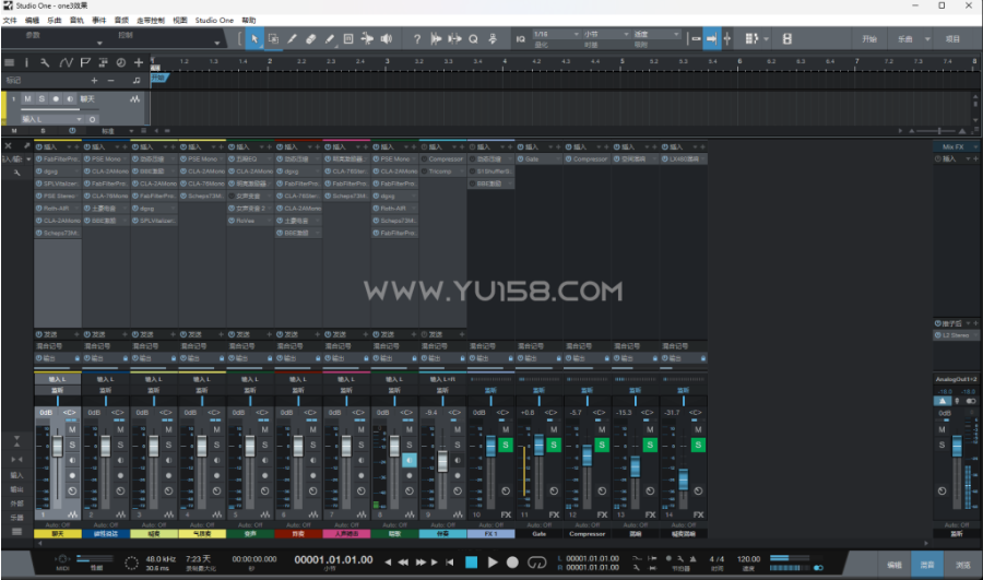 Studio One3.5语音直播效果包 聊天唱歌喊麦搏击炸麦声卡预设模板 带插件全套文件-YU158-音频制作系统办公资源