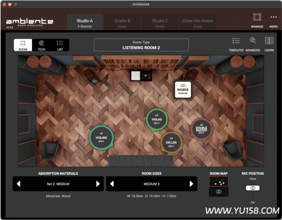 Audio Modeling Ambiente v1.2.1 WiN-YU158-音频制作系统办公资源