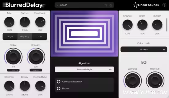 Linear Sounds BlurredDelay 1.1.3 WiN-YU158-音频制作系统办公资源