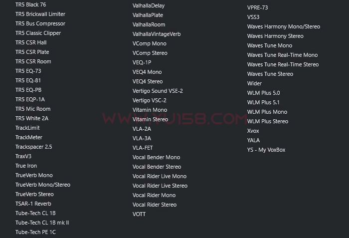 图片[5]-2025最新精选调试插件包64位VST3 一键安装效果器合集4G WiN 支持定制-YU158-音频制作系统办公资源