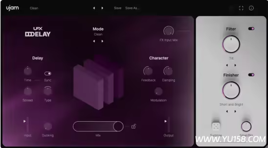 UJAM UFX-DELAY 1.0.1 WiN-YU158-音频制作系统办公资源