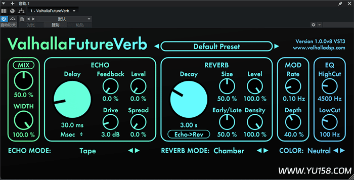 全能延迟混响插件套装 ValhallaDSP bundle 2025.11 WiN-YU158-音频制作系统办公资源