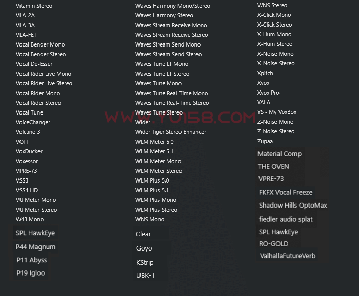图片[9]-独家制作 最新调试混音插件包64位VST3 一键安装550个精选效果器合集v3.0 WiN 支持定制
