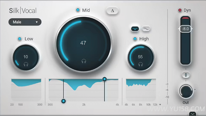 Silk Vocal 智能修音效果器 均衡器和动态插件 单独版本 WiN-BY168-音频制作办公资源分享