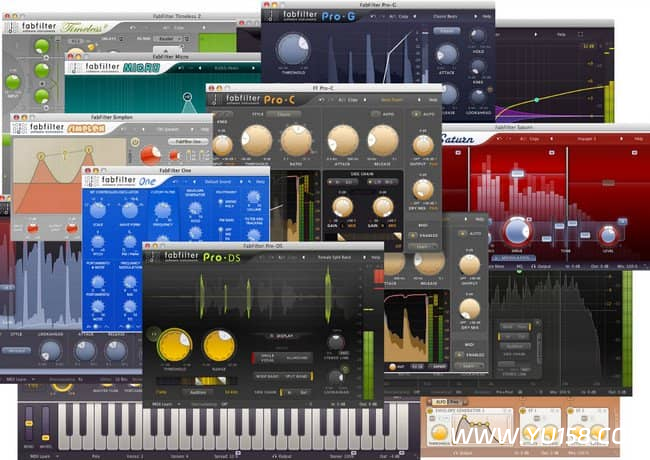 肥波插件套装 FabFilter Total Bundle v2018.02 WiN/Mac-YU158-音频制作系统办公资源