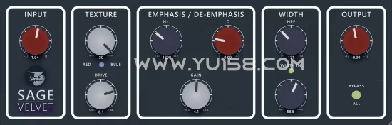 硬件模拟染色饱和插件 Sage Audio Sage Velvet 1.0.5 WiN-YU158-音频制作系统办公资源