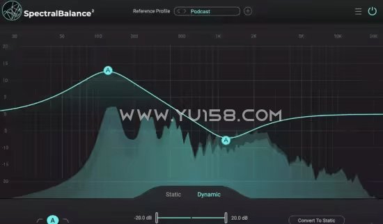 智能对话录音等化插件 Accentize SpectralBalance2 v1.0.0 U2B macOS-YU158-音频制作系统办公资源