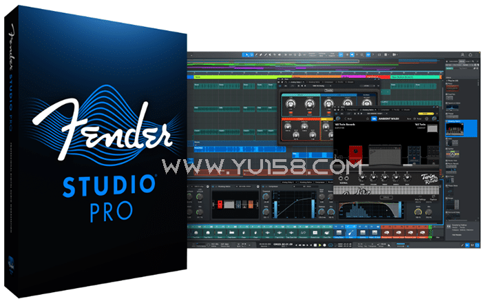 Fender Studio Pro 8 v8.0.2-R2R WiN-YU158-音频制作系统办公资源