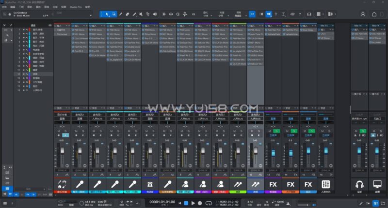【多轨聊天唱歌模板】Studio one6/7/8精调效果包 多种效果模式 声卡调试好直播预设模板-YU158-音频制作系统办公资源