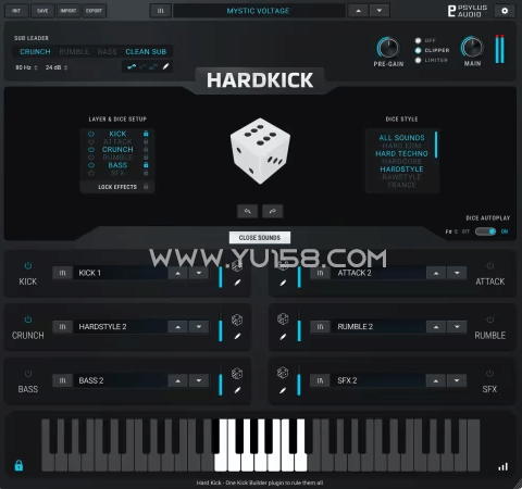 Psylus Audio HardKick 1.0.0 WiN-YU158-音频制作系统办公资源
