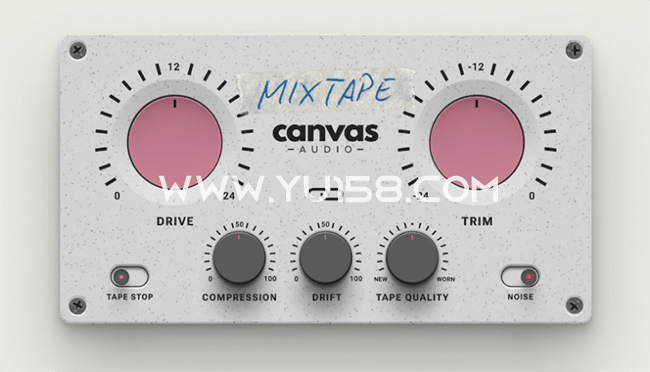 高品质磁带饱和器插件 Canvas Audio – Mixtape 1.0.5 WiN-YU158-音频制作系统办公资源