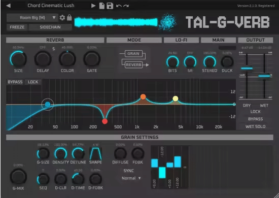 Togu Audio Line TAL-G-Verb v2.1.0 MacOS-YU158-音频制作系统办公资源