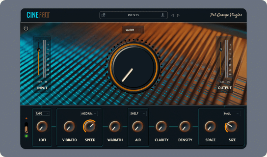 LoFi音频效果器 Pat George CINEFELT v1.0.3 macOS