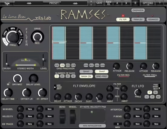实时多重效果插件 XILS lab RAMSES v2.0.0 MacOS-YU158-音频制作系统办公资源