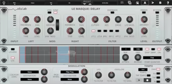 创新延迟插件 XILS lab LeMasqueDelay v2.0.1 MacOS-YU158-音频制作系统办公资源