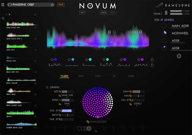 创新型音频合成插件 Dawesome Novum 1.19 WiN-YU158-音频制作系统办公资源