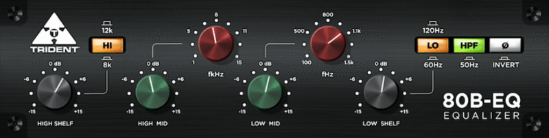 数字均衡器 Trident Audio Developments 80B EQ v2.0.0 Incl Patched and Keygen-R2R WiN-YU158-音频制作系统办公资源