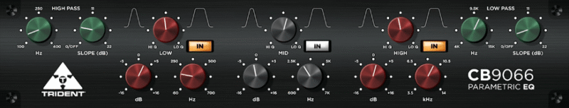 建模均衡器 Trident Audio Developments CB9066 EQ v2.0.0 Incl Patched and Keygen-R2R WiN-YU158-音频制作系统办公资源