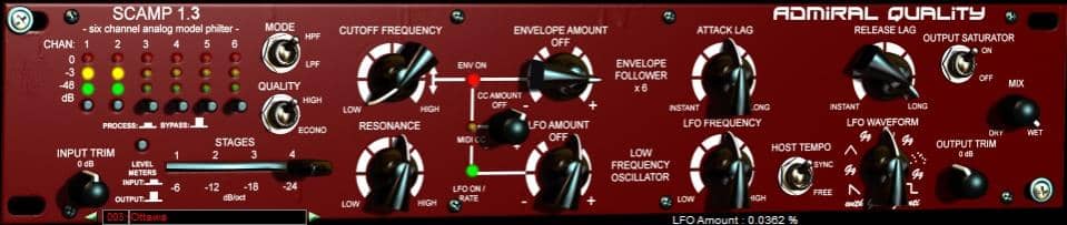 图片[1]-共振低通滤波插件 Admiral Quality SCAMP v1.3.2 Incl Patched and Keygen-R2R WiN-YU158-音频制作系统办公资源