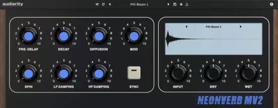 复古氛围混响插件Audiority NeonVerb MV2 v1.0.1 Incl Patched and Keygen-R2R WiN-YU158-音频制作系统办公资源