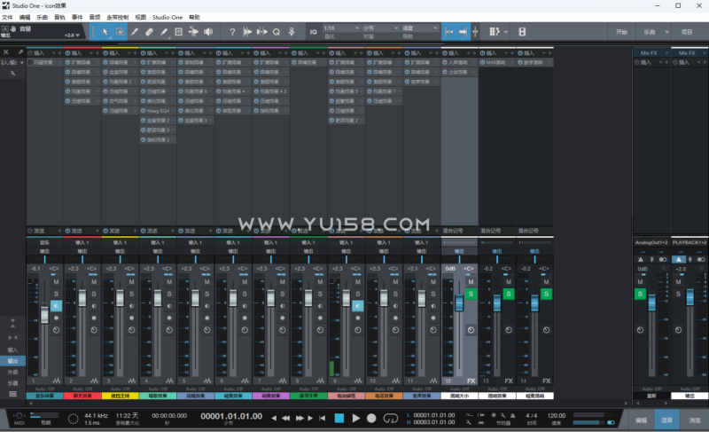 Studio one3精调效果包 icon多种效果直播调试好预设模板 带插件全套文件-YU158-音频制作系统办公资源