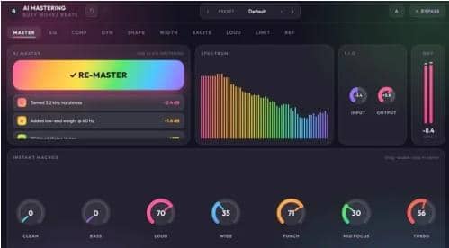 Busy Works Beats AI Mastering 8 v8.0.0.2 U2B MacOS-YU158-音频制作系统办公资源