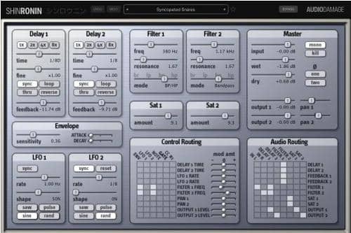 Audio Damage ShinRonin v1.0.0 VST3 CLAP AU AAX LV2 WiN/MAC/LiNUX-YU158-音频制作系统办公资源