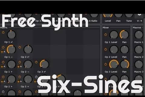 Baconpaul Six Sines v1.2.0 VST3 CLAP AU WiN/MAC/LiNUX-YU158-音频制作系统办公资源