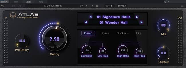 Atlas Reverb 单独一键安装混响插件 WiN-YU158-音频制作系统办公资源