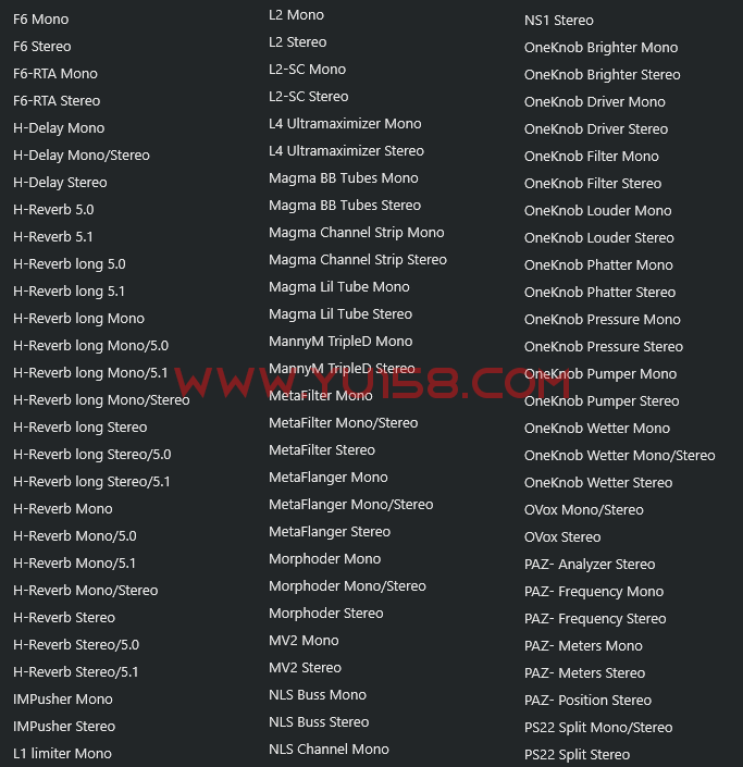 图片[4]-最新调音师精选调试插件包64位VST3可选路径一键安装效果器合集4G v3.0 WiN 支持定制-YU158-音频制作系统办公资源