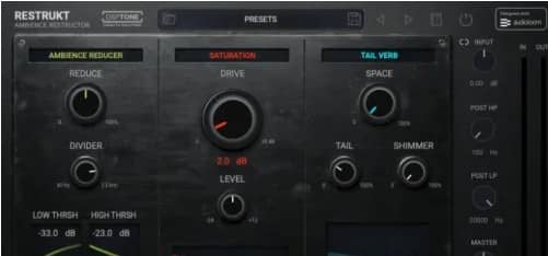 DSPTone Restrukt (Ambience Reducer) v1.0.1 WiN/MAC-YU158-音频制作系统办公资源
