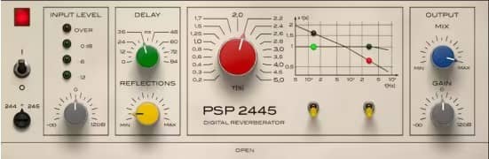 经典数字混响插件 PSPaudioware PSP 2445 v1.4.0 WiN-YU158-音频制作系统办公资源