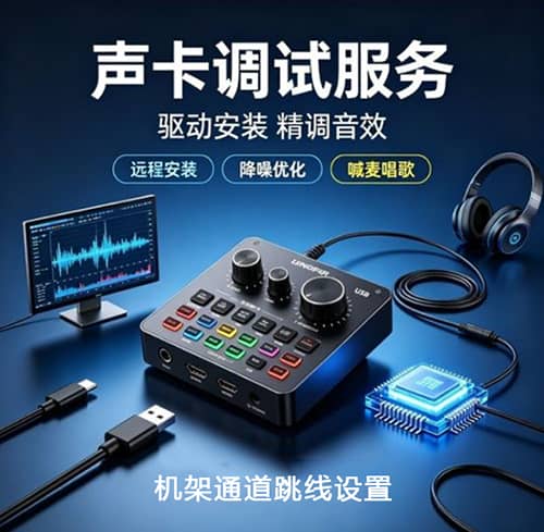 觅声 星云声卡驱动-YU158-音频制作系统办公资源
