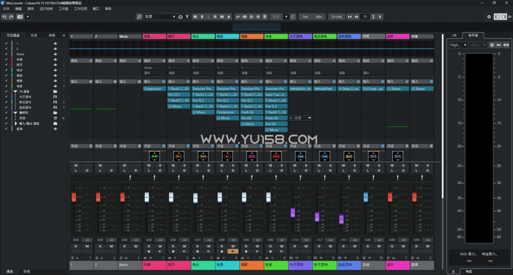 图片[1]-Cubase13/14/15精调效果包 堪比一对一精调效果 声卡调试好预设工程模板 带插件全套文件-YU158-音频制作系统办公资源