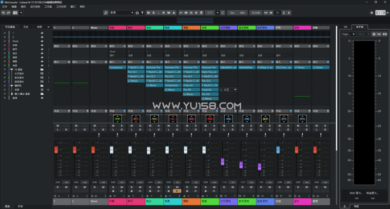 Cubase13/14/15精调效果包 堪比一对一精调效果 声卡调试好预设工程模板 带插件全套文件-YU158-音频制作系统办公资源